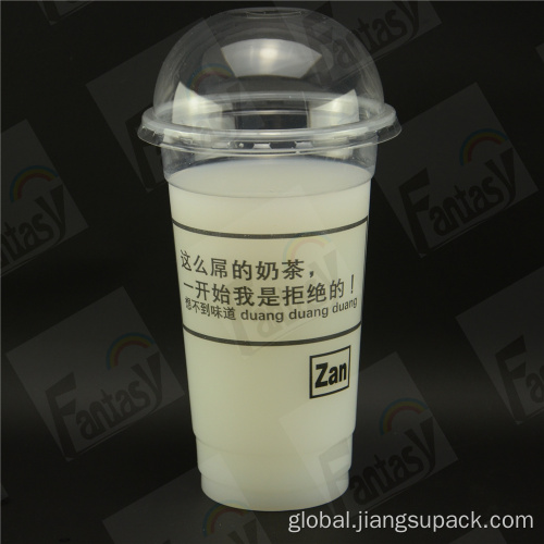 Custom Pp Blister Cup PP Blister Cup Transparent Milk Tea Beverage Cup Factory